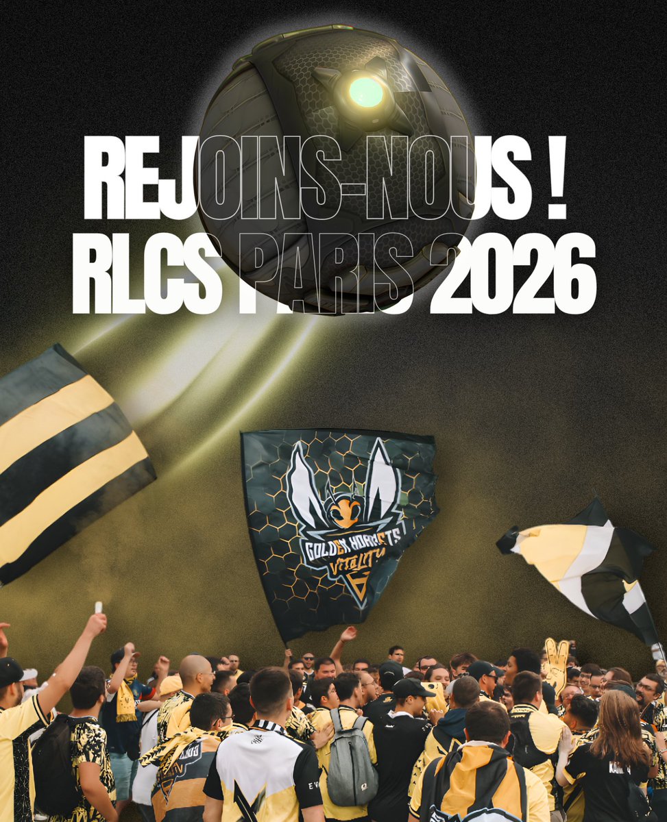 RLCS PARIS 2026 🐝

Derniers jours pour les adhérents avant l'ouverture de la billetterie publique 🚨

Viens faire trembler les tribunes avec nous #VITWIN