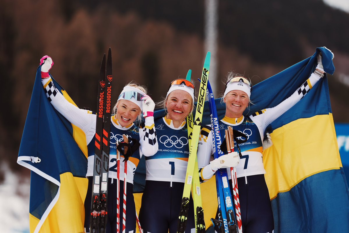 Sprint supremacy belongs to SWEDEN 🇸🇪 

🥇Linn Svahn 🇸🇪
🥈Jonna Sundling 🇸🇪 
🥉Maja Dahlqvist 🇸🇪 

#fiscrosscountry #passionbeyondlimits #milanocortina2026 #ilovesnow #fisolympiccampaign