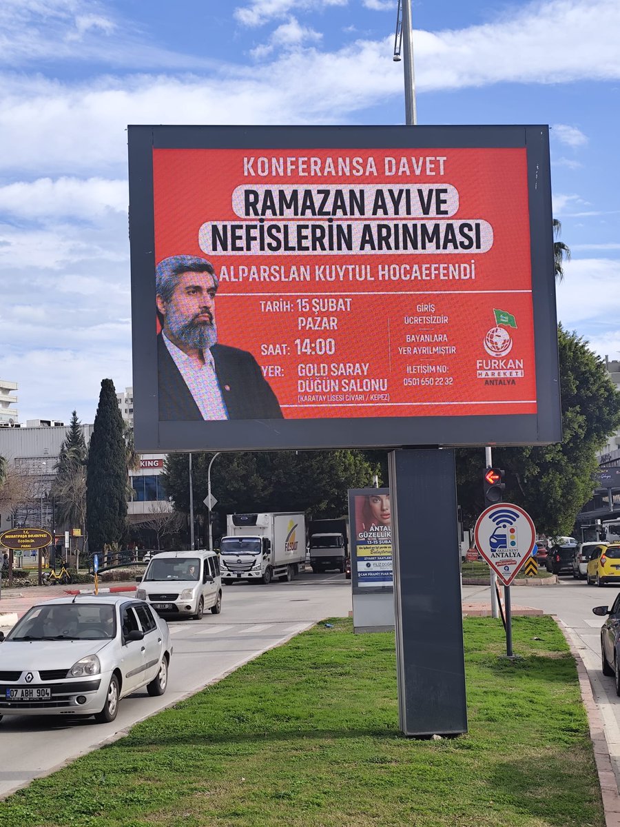 Antalya'da Konferansa Davet Çalışmaları!

📖 Ramazan Ayı ve Nefislerin Arınması
🗓 15 Şubat Pazar 
🕖 14.00
📍 Gold Saray Düğün Salonu

#FurkanKonferansları
AlparslanHoca AntalyayaGeliyor