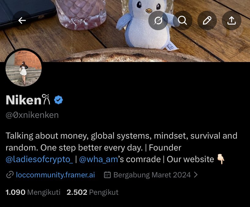 0xnikenken's tweet image. giveaway time! 😆

5 bulan akun ini aktif, dan alhamdulillah banget udah dapet 2.500 followers + impresi segini 🤩

seneng banget bisa sharing content dan ngobrol sama kalian semua 🫶 aku bersyukur dan mau ngerayain milestone kecil ini dan aku mau bikin giveaway 150k buat 3…