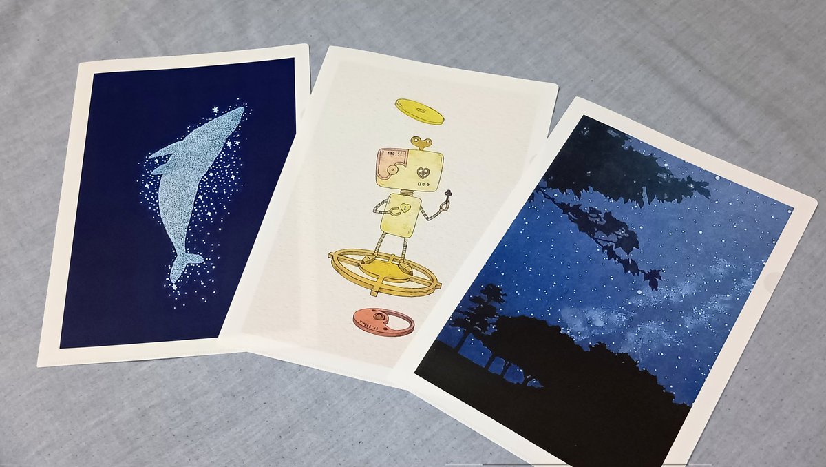 クリアファイル(A4サイズ)届いた！

出来上がってみないと仕上がりわかんないよね…(´・ω・｀)ﾑｽﾞｶｼｲ