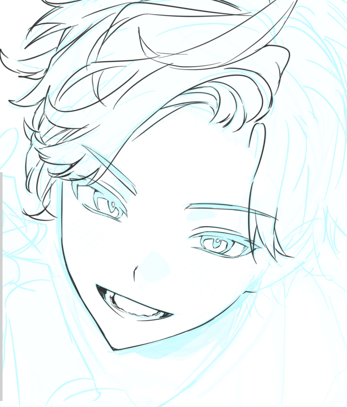 puddingummy's tweet photo. the eye lineart that got crushed in the final https://t.co/a3B24EqnnJ