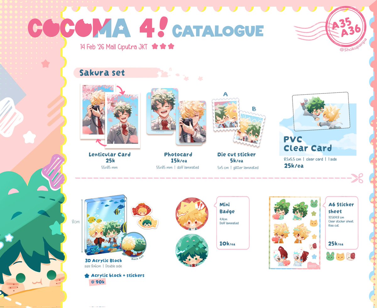 My Cocoma 4 catalogue is heree ( + Are appreciated! ) Booth : Lyn&Pich ...