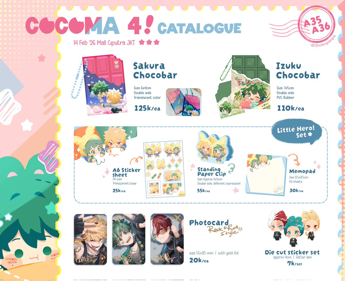 My Cocoma 4 catalogue is heree ( + Are appreciated! ) Booth : Lyn&Pich ...