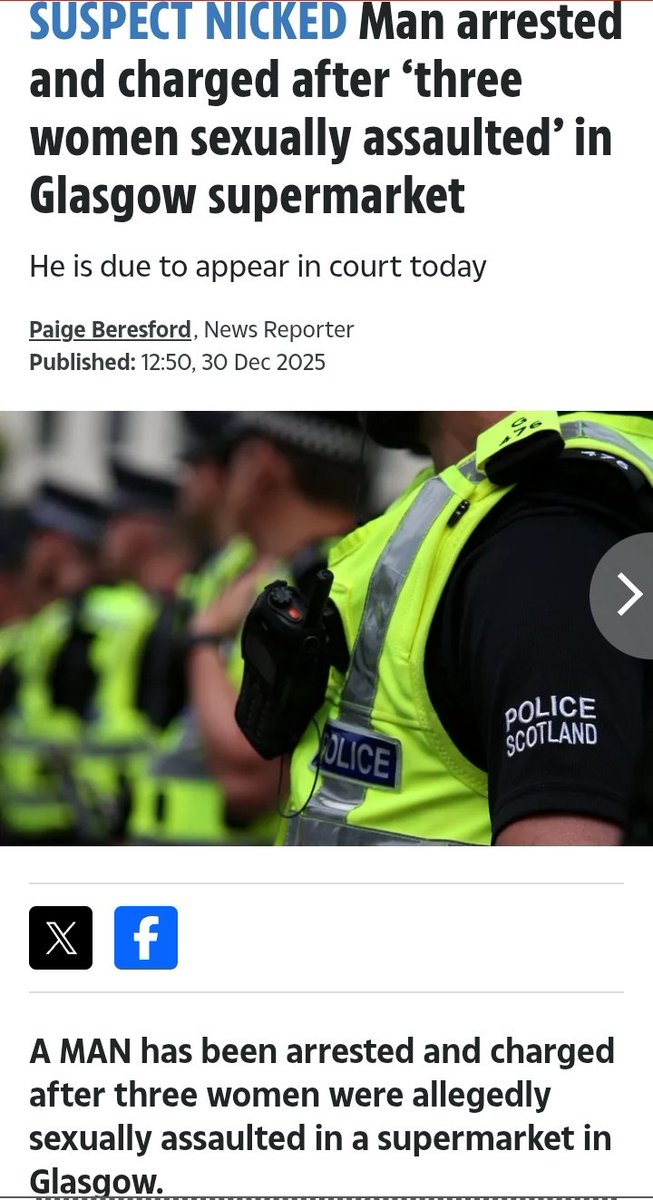 OkayBiology's tweet photo. Attacks on women & girls are occurring everyday in & around supermarkets.🇬🇧
There was a serious attack on 3 women in a Glasgow shopping centre at Christmas. Police refused to name him or say if he was remanded or bailed🏴
He could be back lurking in there now.
#CommunityRelations https://t.co/bP1bsWy59k