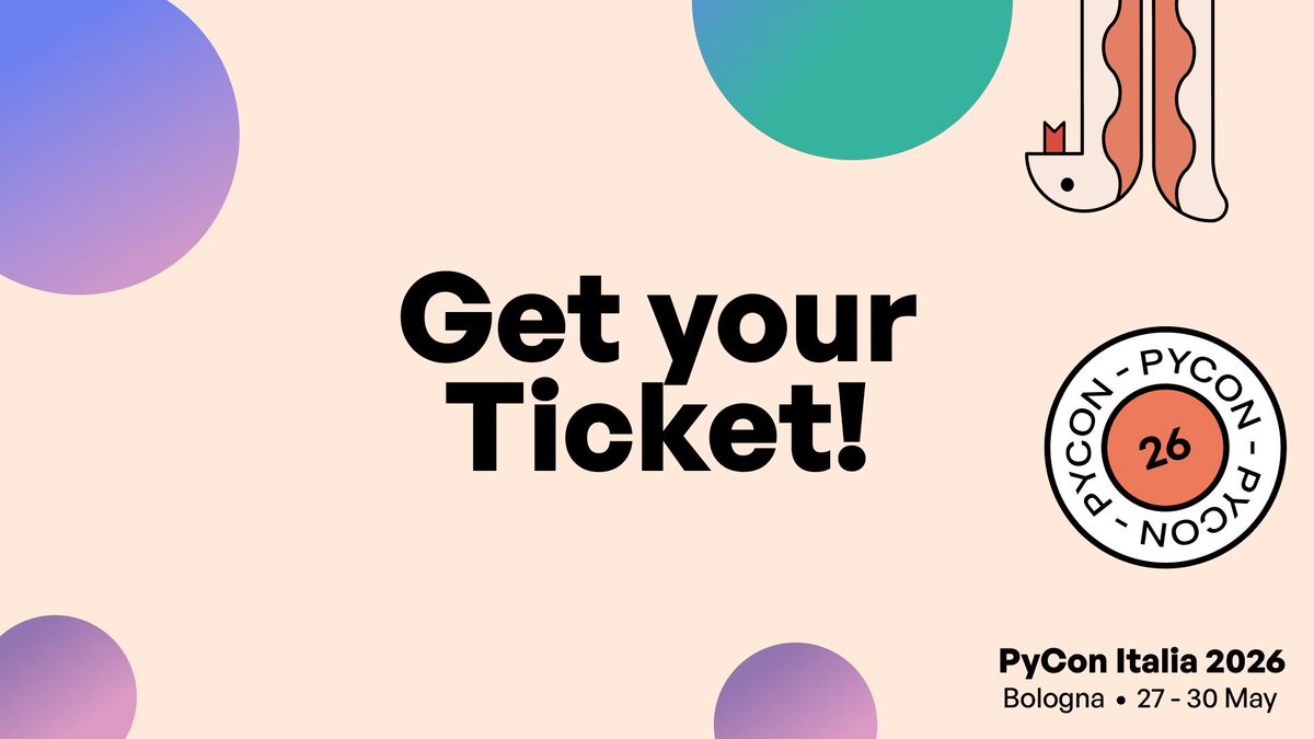 PyCon Italia tweet media