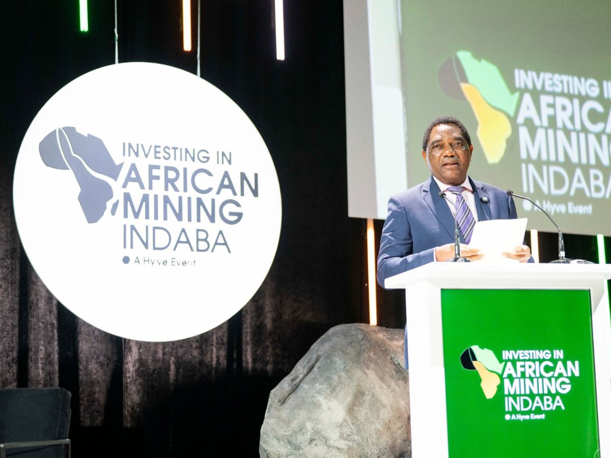 MiningReview's tweet image. Africa’s resources can drive massive prosperity — but only through strong strategic partnerships. Says Zambian President Hakainde Hichilema at  @MiningIndaba 2026. 

Read: miningreview.com/news/resources…

#africanmining #strategicpartnerships #miningindaba2026 #MI26