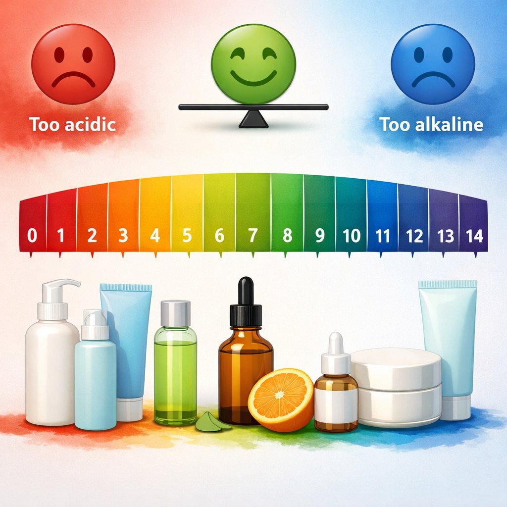 KenkoNav's tweet photo. Ideal pH by product type:
Cleansers: 4.5-6.5
Toners: 5.0-7.0
Vitamin C serums: 2.5-3.5 (needs to be acidic to work)
AHA/BHA products: 3.0-4.0
Moisturizers: 5.0-7.0

Too acidic = irritation
Too alkaline = barrier damage

Balance matters. https://t.co/QTPf1gkPHk