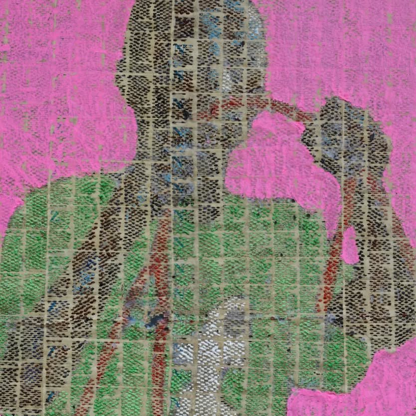 #ArtistSpot— Stary Mwaba (Zambian) 

Stylistically, his work is textured and dense, marked by muted tones, physical layering, and an intentional sense of distortion that mirrors the instability of memory itself.
