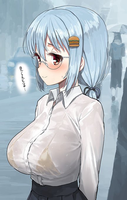 濡れ透けハンバーガーちゃん…ではなく真面目バーガーちゃん🍔 