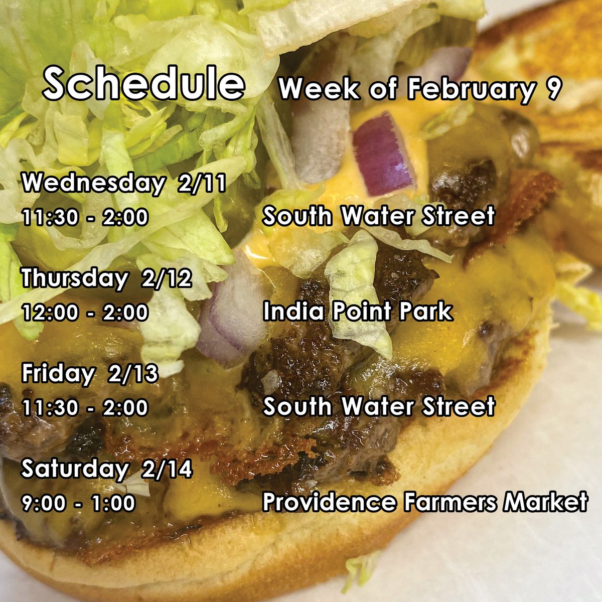 Our schedule for the week of February 9, 2026. tockify.com/rocket/monthly           
Order online: rocketstreetfood.square.site