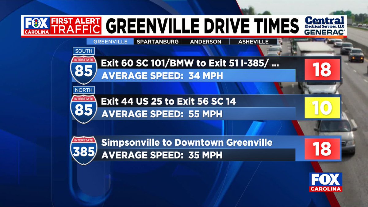 OH MY!!!! DRIVE TIMES RIGHT NOW