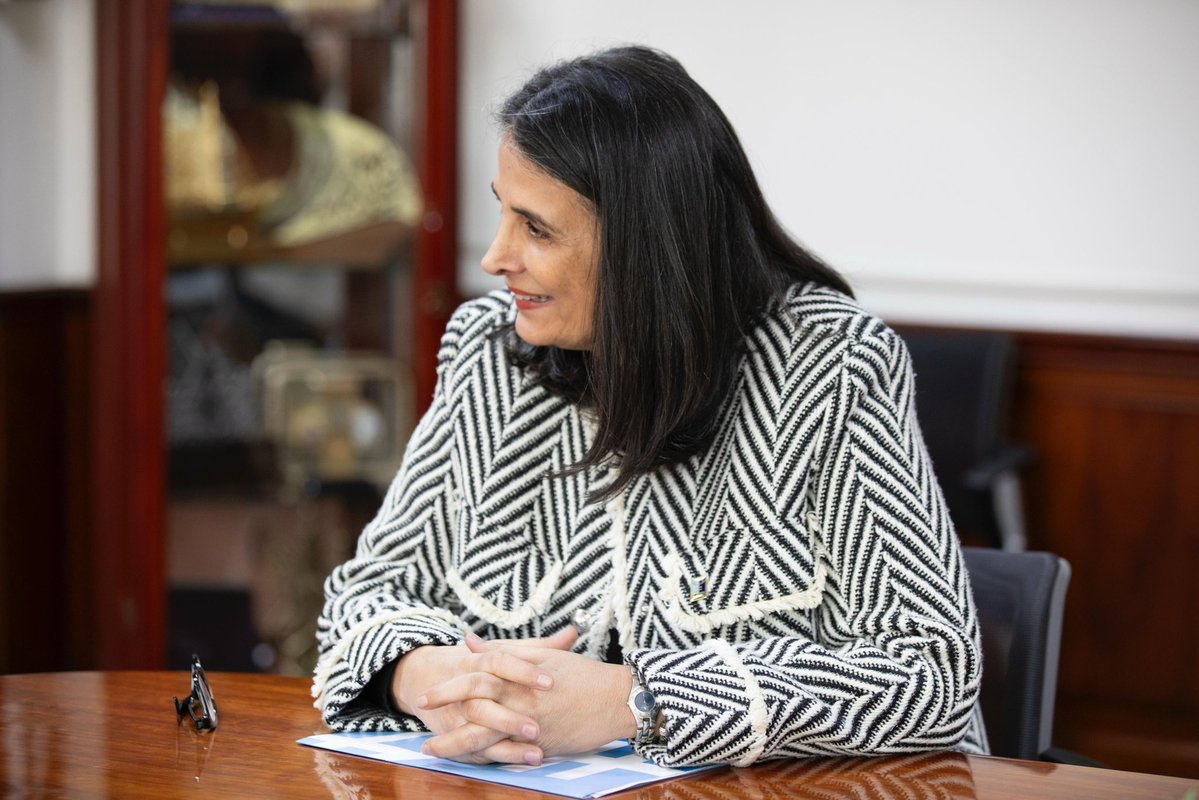 La Canciller reiteró que el empoderamiento económico de las mujeres y la erradicación de la violencia contra la mujer son prioridades del Gobierno Nacional, y destacó la importancia de fortalecer la cooperación con ONU Mujeres para avanzar en los derechos de mujeres y niñas en 🇪🇨