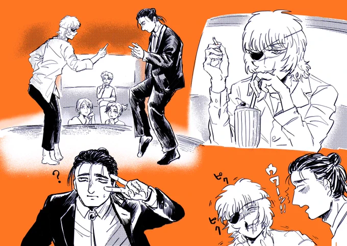 過去絵再掲で失礼します #オクバデ映画ドラマパロ部 