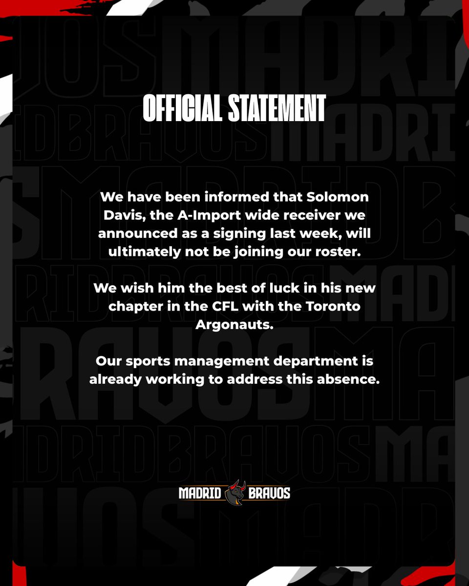 Madrid Bravos tweet media