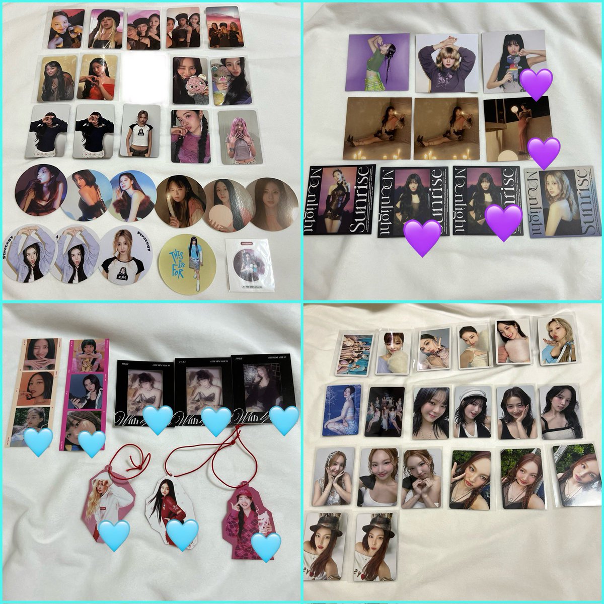 TWICE 交換 トレカ 譲→画像1〜3枚目 求→リプ欄 激求💖＞マークなし