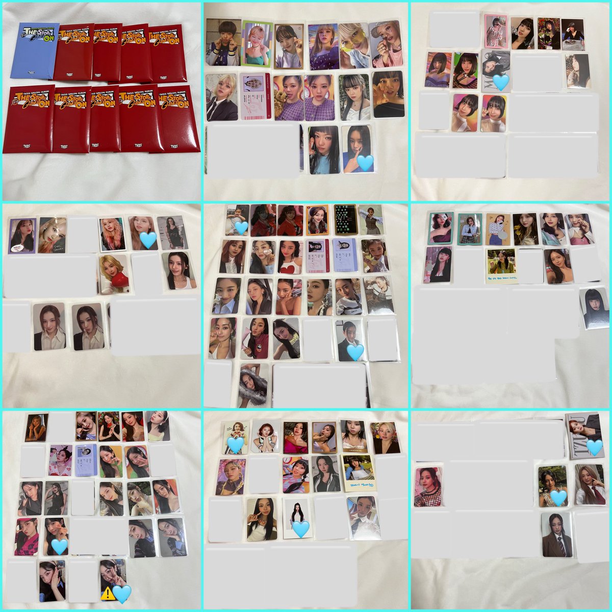 TWICE 交換 トレカ 譲→画像1〜3枚目 求→リプ欄 激求💖＞マークなし