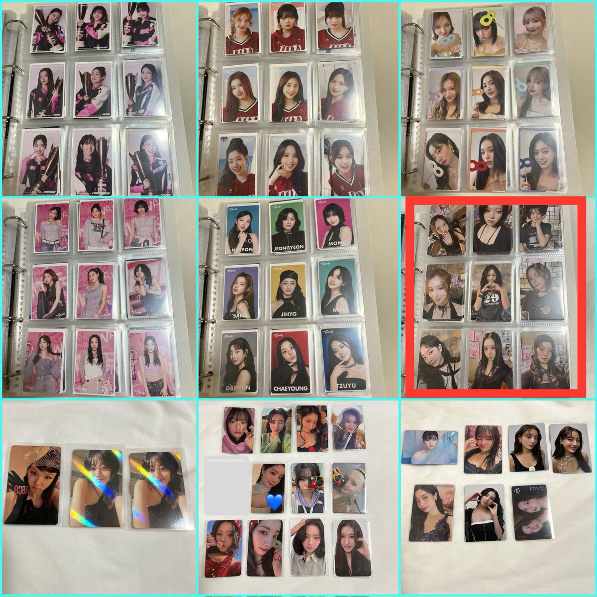 TWICE 交換 トレカ 譲→画像1〜3枚目 求→リプ欄 激求💖＞マークなし