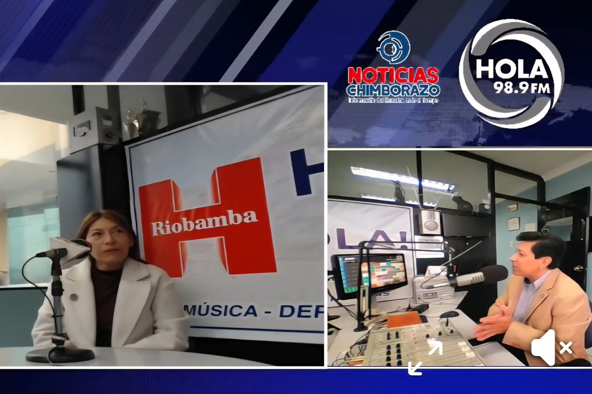 #Entrevistasalas7
con Diego Moncayo Amores
Conversamos con la Dra. Myriam Murillo rectora electa Universidad Nacional de Chimborazo 
#Transición
#Perspectivas
#Academia En directo: facebook.com/share/v/1DAgDX…