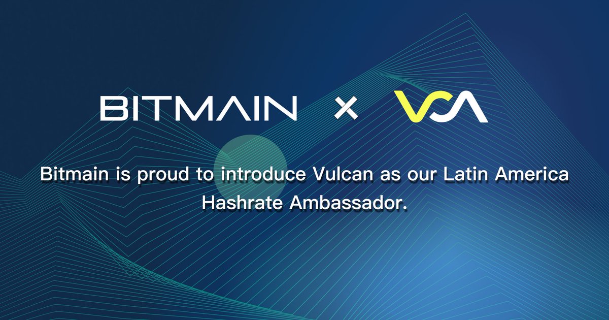 Antminer_main's tweet photo. 🤝 Exciting collaboration alert! BITMAIN is thrilled to welcome Vulcan as our Latin America Hashrate Ambassador. Together, we’re set to boost the mining ecosystem across these markets—stay tuned for what’s next! 🌍 @HASHDANCE163 https://t.co/e14EsaScPZ