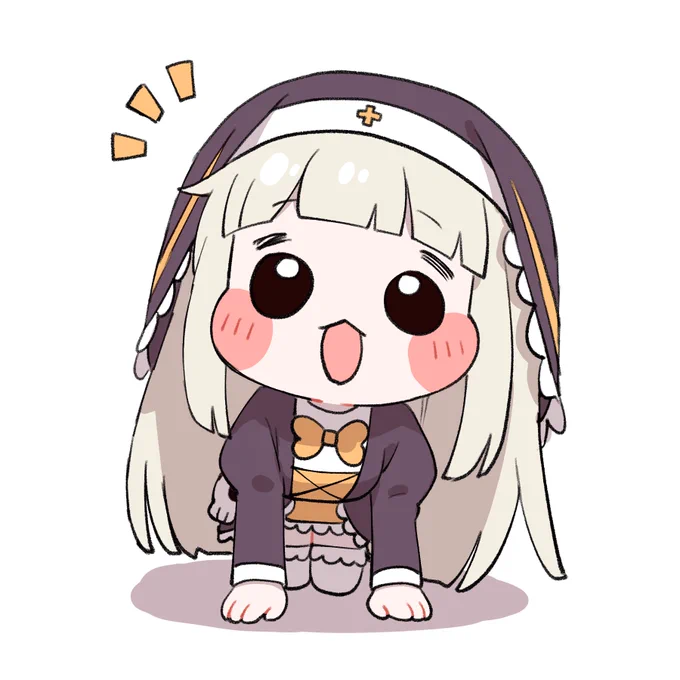 正面スピキをかわいく描きたいチャレンジ #트릭컬 #Trickcal #トリッカル