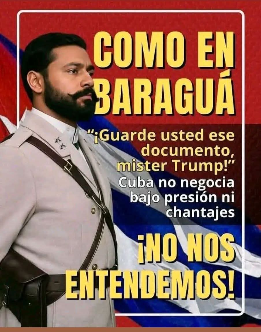 ¡Con #HonorHolguinero recordamos que en #Cuba no habrá otro Zanjón porque somos y seremos un eterno BARAGUÁ!