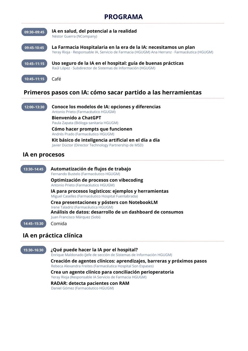 Servicio de Farmacia de Hospital Gregorio Marañón tweet media