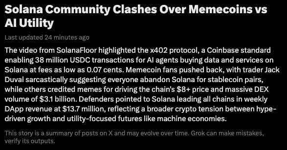 LAMARIGGA's tweet photo. This Great Clash has been grabbing A LOT of attention on X today

A whole article has now started trending relating to it

https://t.co/nm5KCK56zJ

Memecoins vs AI debates are everywhere on Twitter right now

Which side are you on? 

$Clash - The Great Clash https://t.co/TgzkumIgUW