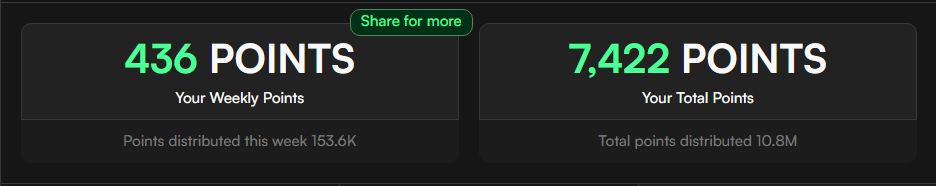 Hey everyone 👋

This week on <a href="/reya_xyz/">Reya</a> was way more productive than I expected — managed to significantly boost my RCP points.
The team has clearly shifted gears 🚀With RNIP-5 passing, the Ethena partnership is now official. That means: • Higher-quality RLP liquidity • Extra