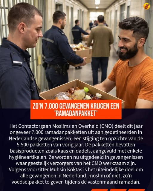 Er zitten 10.000 mensen vast, 70% is dus moslim.....over diversiteit gesproken.