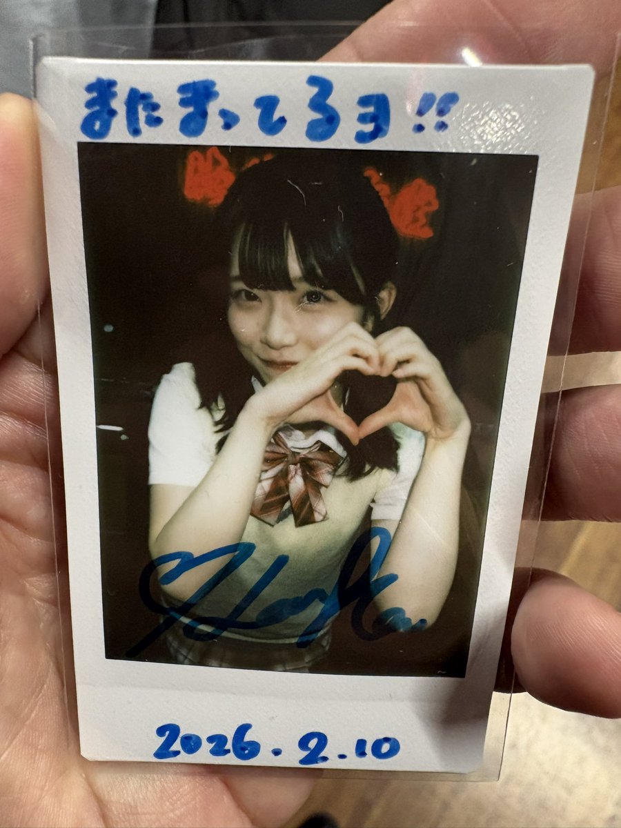 チェキ行ったら驚かれました…w 「どこ行ってたのー！？」 原点は劇団