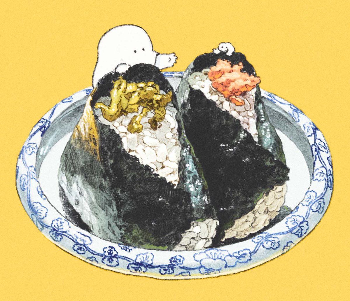 shuunomo's tweet photo. 高菜のおにぎり、鮭のおにぎり https://t.co/SJ3441PbWe