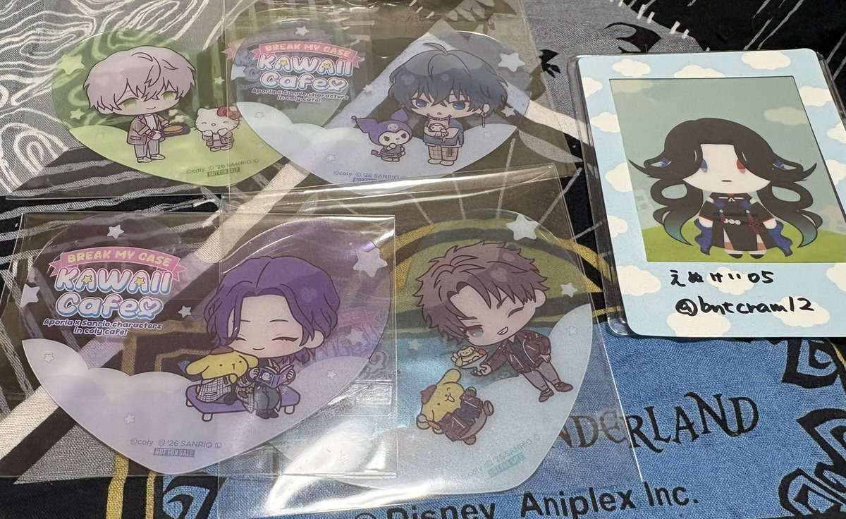 bntcram12's tweet image. ブレマイ　コースター　交換

譲　御門、◎恩田、麻波、◎城瀬、◎環野、隠岐谷、槻本、◎在間、祠堂、◎新名、麻波

求　サンリオコースター　相沢4
カラ鉄コースター　須王1

◎はまとめて
出先のため一部IDなし
2/11池袋、都内・川崎手渡し、郵送