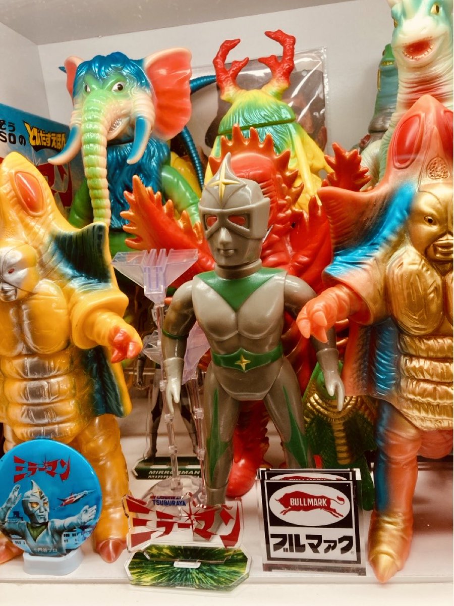 ミラーマン怪獣の復刻楽しみだ😻😻