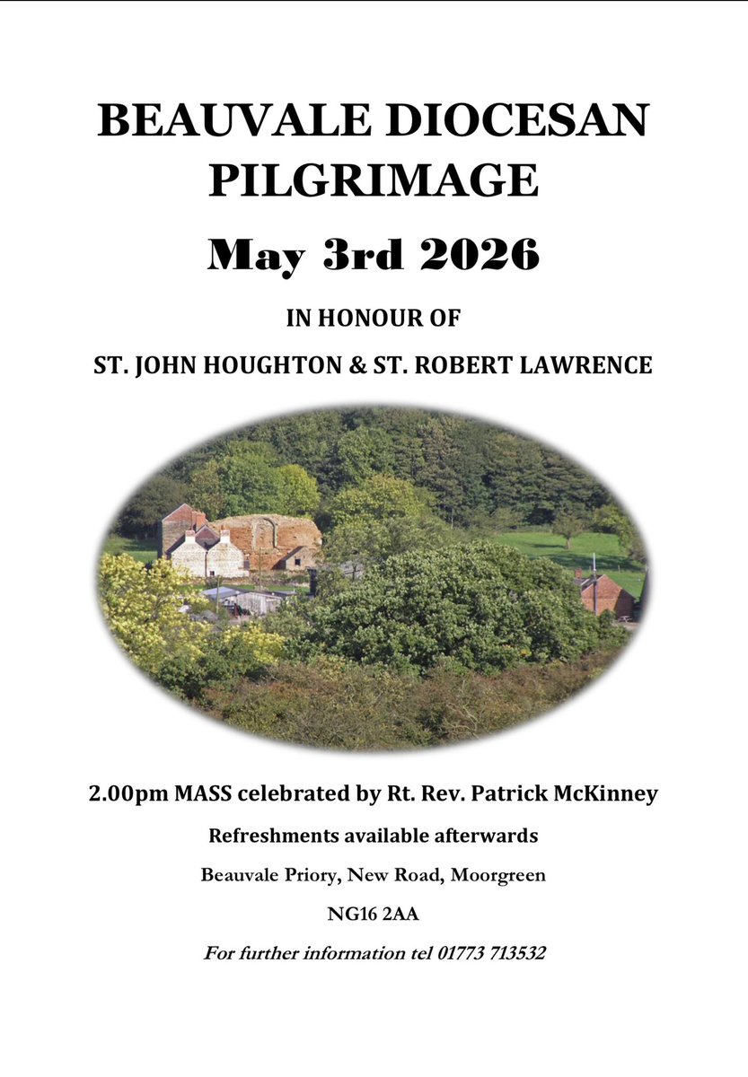 Our Lady and the Beauvale Martyrs. tweet media