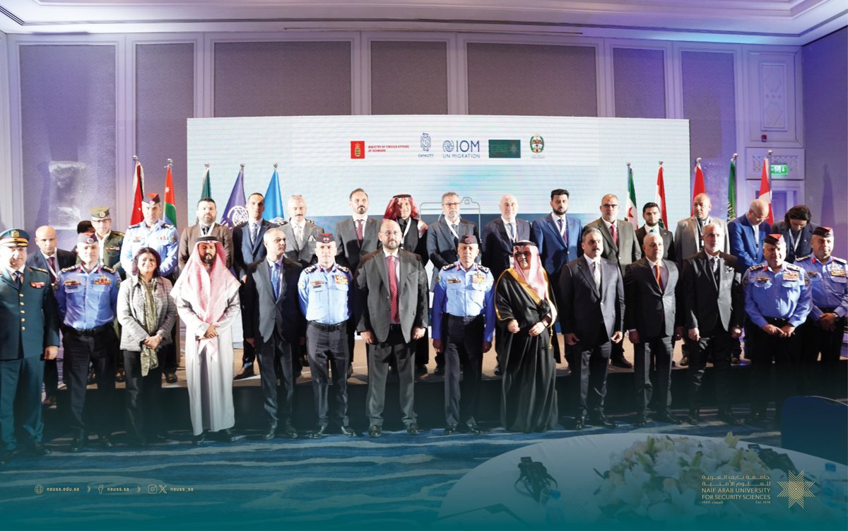 انطلقت اليوم الثلاثاء في عَمَّان، فعاليات ورشة عمل "التعاون عبر الحدود ومكافحة الجريمة العابرة للحدود"، التي تنظمها #جامعة_نايف_العربية، بالتعاون مع مديرية الأمن العام الأردنية، والمنظمة الدولية للهجرة، بمشاركة نخبة من الخبراء من الدول العربية، والمؤسسات الدولية ذات العلاقة،