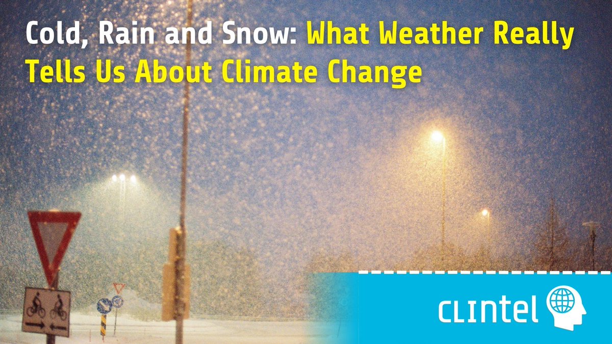 ClintelOrg's tweet image. 🔥 Cold weather doesn’t fit the climate story—so it gets reframed.

Rain, snow, extremes: what does the science actually say? In this article, Fernando del Pino Calvo-Sotelo examines the gap between data and narrative.

Read more 👇
clintel.org/cold-rain-and-…
#ClimateNarrative