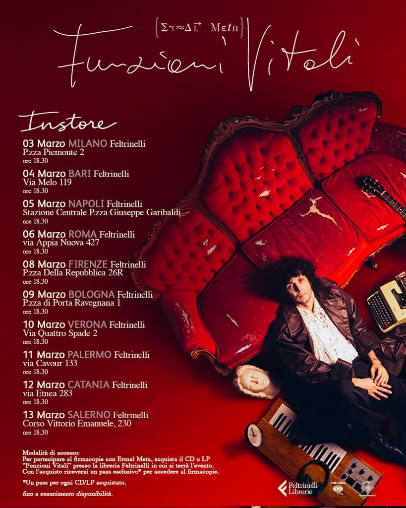 FUORI ORA gli #instore di #FunzioniVitali 🤩