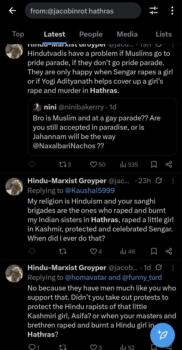 sereneroxe's tweet photo. @jacobinrot You bring up rxpe of hindu women quiet a lot. You're quiet obsessed with rxpe Muhammed https://t.co/8QzEicwML8