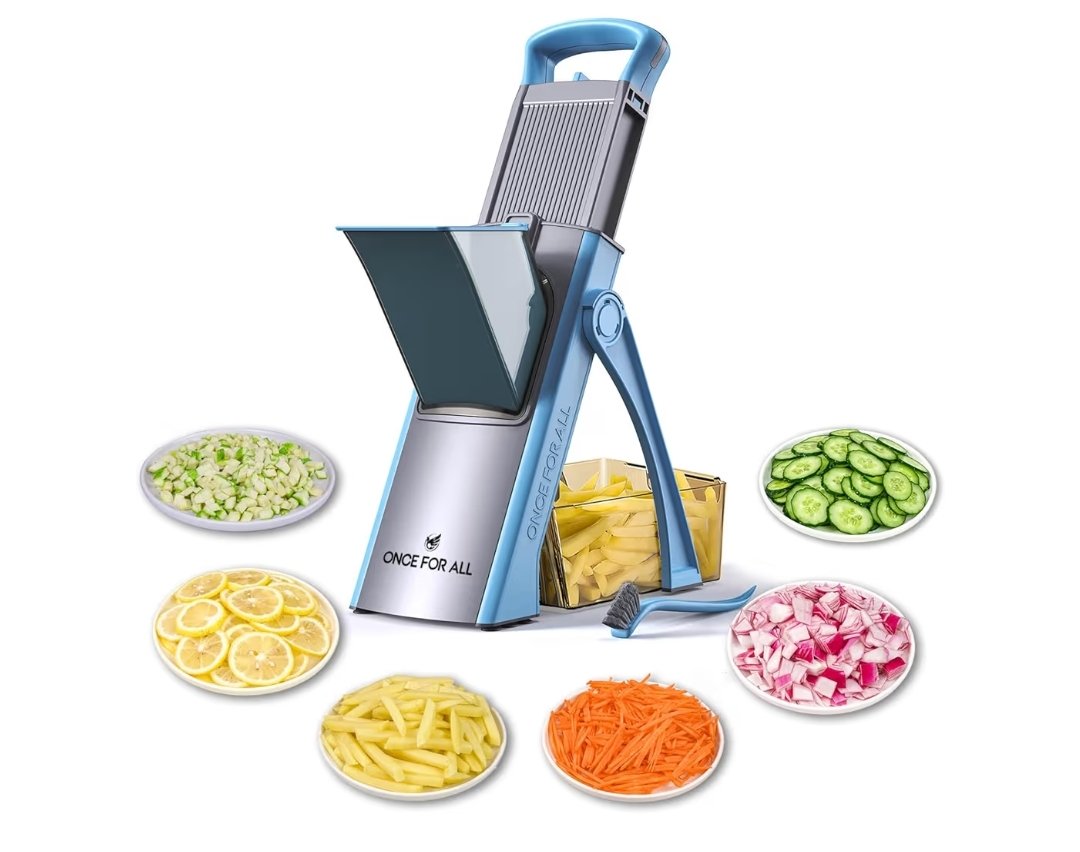 TheTrendy_Times's tweet image. 17% Off
ONCE FOR ALL Upgrade Safe Mandoline Slicer Plus, Biger Size, Adjustable Vegetable Food Chopper Potato Fries Cutter, Detachable Blade, Kitchen Chopping Artifact
#AmazonDeals #kitchenutilities #kitchengadgets #kitchenfinds #foodchopper
#kitchenslicer
amzn.to/3M1hJbB