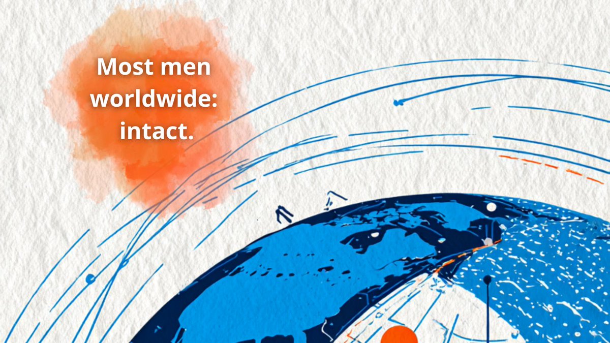 intactamerica's tweet image. Circumcision isn’t the global default. In most of the world, being intact is simply normal.
Perspective matters, especially when something is treated like “standard” in one country.

#IntactAmerica #GlobalHealth #MensHealth #ParentEducation #HealthFacts #Perspective
