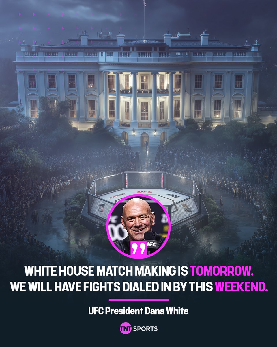 ufcontnt's tweet photo. UFC White House fights cooking by the weekend 👀 https://t.co/j2NgBbFJfJ