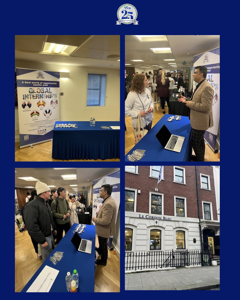 Great conversations and meaningful interactions at the Careers Fair @lecordonbleulondon 🇬🇧
Always a pleasure guiding students on global internship and career opportunities.

#ViraUK #LeCordonBleu #CareersFair #GlobalInternships #StudentCareers