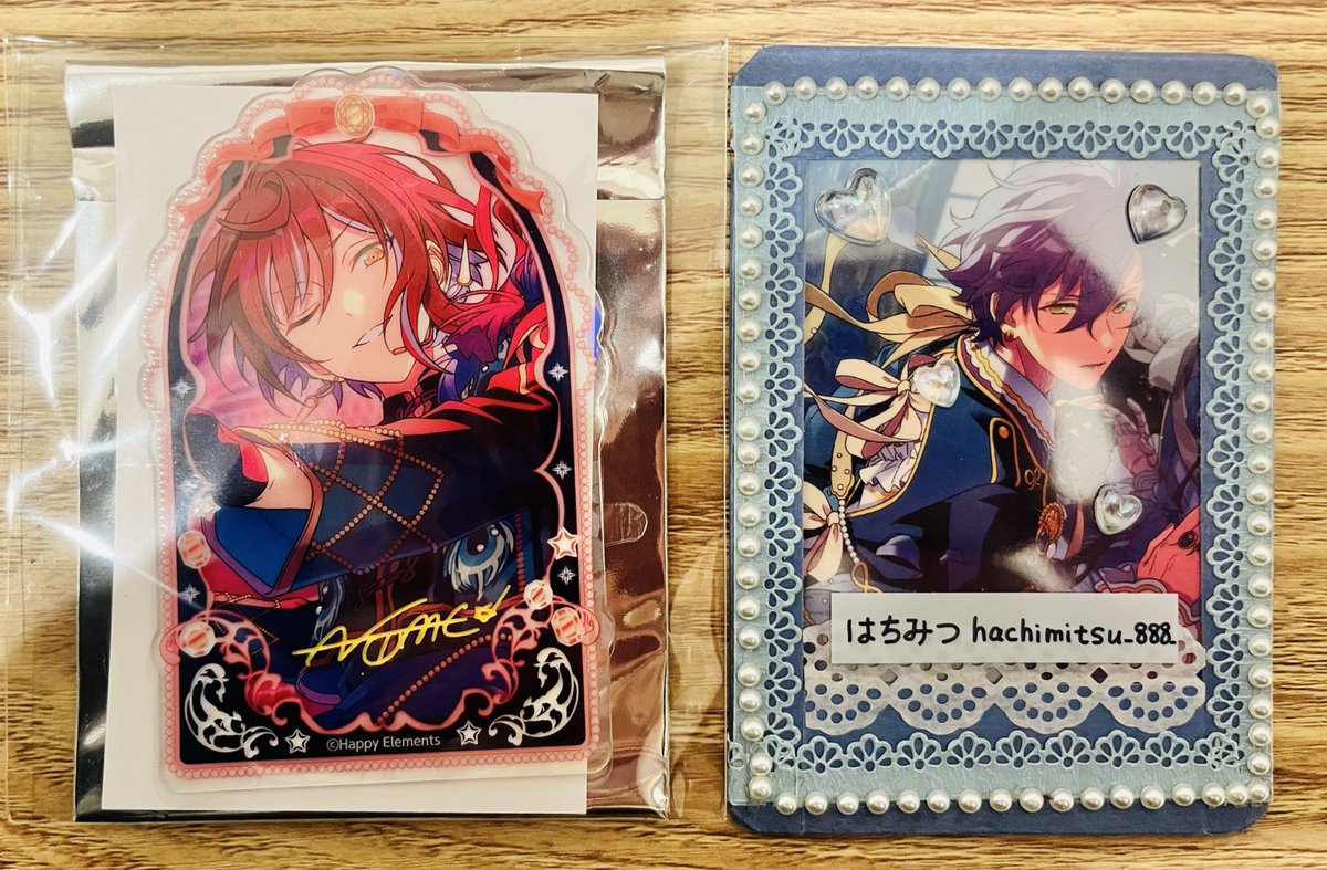 hachimitsu_888_'s tweet image. 【交換 譲渡】あんスタ ジュエリープレート

譲┊夏目
求┊同種アドニス&amp;gt;定価

・初回リトリン必読
・購入時から反りあり
・リトリン記載の都内手渡し&amp;gt;郵送
・郵送での譲渡はFF様のみ
　(お支払い確認後の発送)

ご縁がありましたらよろしくお願い致します。