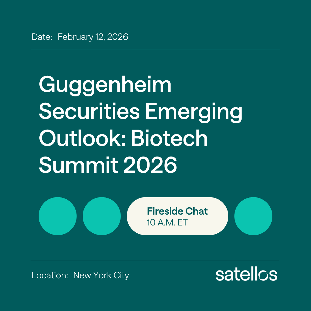 Satellos Bioscience tweet media