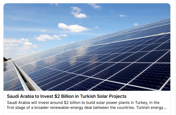 Good morning with good news: Solar PV prices fall to a record low for Turkey at 2.79 cents/kWh and 2.37 cents/kWh!  Wow!

Prices are for 2 GW at Sivas and Karaman solar projects with 25-year PPAs.  

The solar projects will cost $2 billion. 
bloomberg.com/news/articles/…