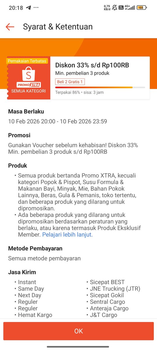 Ciranee_'s tweet photo. Wts VOC shopee 33% ada yang berminat ngga yaa? #zonauang https://t.co/Zu9E2f9caX