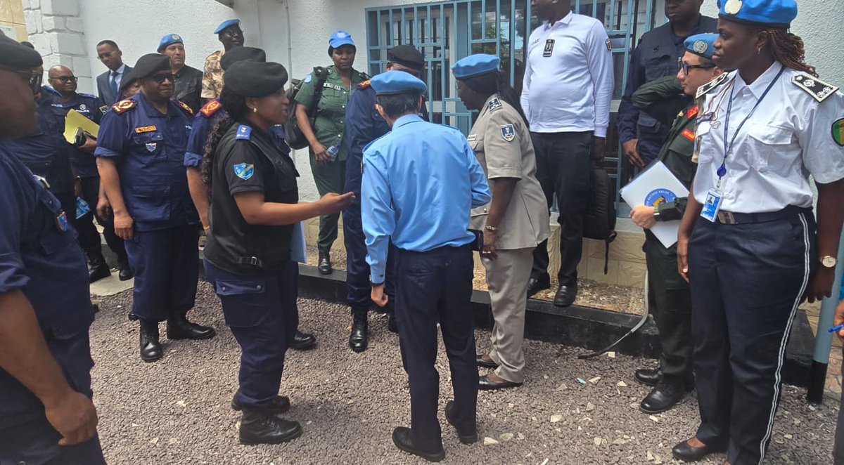 igpnc2's tweet photo. Engagement et perspectives:
Cap sur des perspectives radieuses ! La Cheffe de la Police MONUSCO, l'IG @Mamounaouedraogo, salue l'engagement du Général Patience Mushid Yav. Ensemble pour une police plus professionnelle et au service du citoyen. @shabani_lukoo @MONUSCO @fatshi13_ https://t.co/fuN0DnvSWa