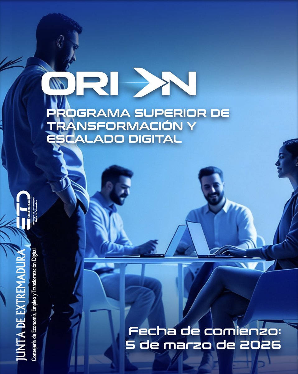 Ya estamos recibiendo las candidaturas de los seleccionados para el Programa Superior de Transformación 🚀 y Escalado Digital 🤖.
#juntadeextremadura #universidadextremadura #cáceres #extremadura #futuro