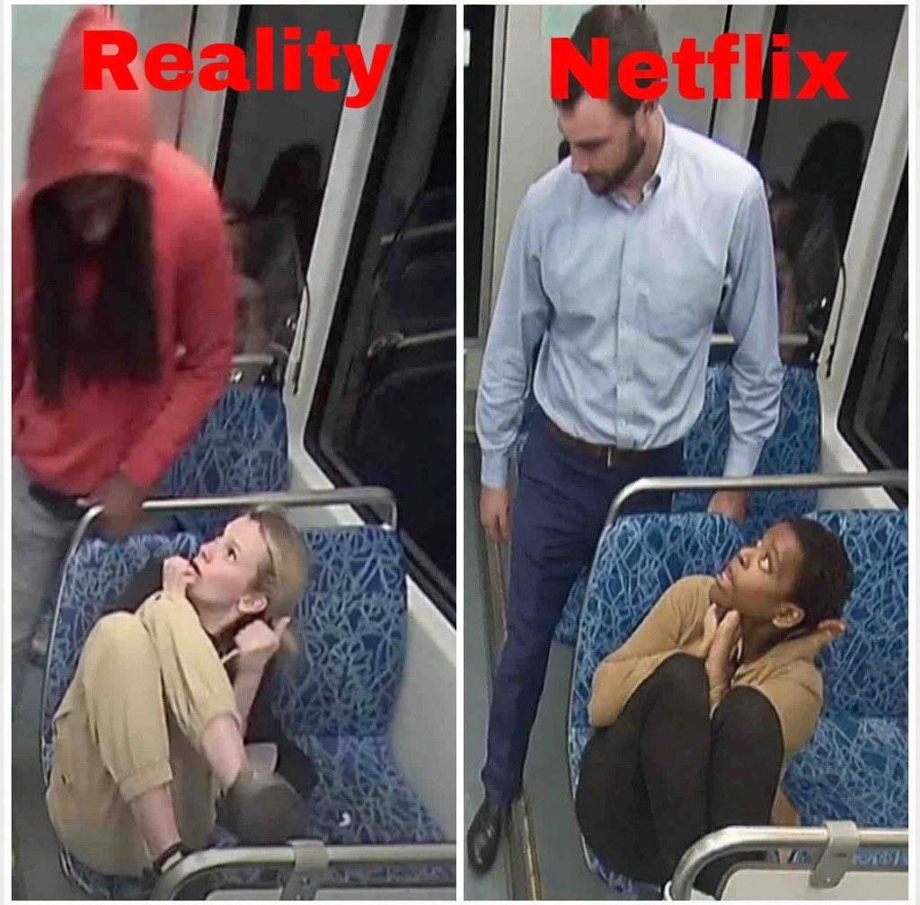 When Netflix make a series on Iryna Zarutska

This is how it will be portrayed.